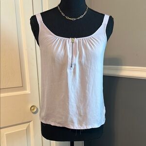 Express lilac Fitted zipper Front Camisole
